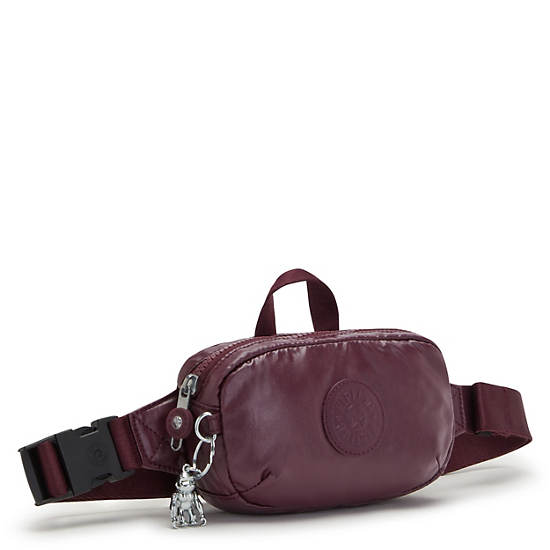 Torba Na Talię Kipling Alys Metallic Bordowe | PL 2213XY